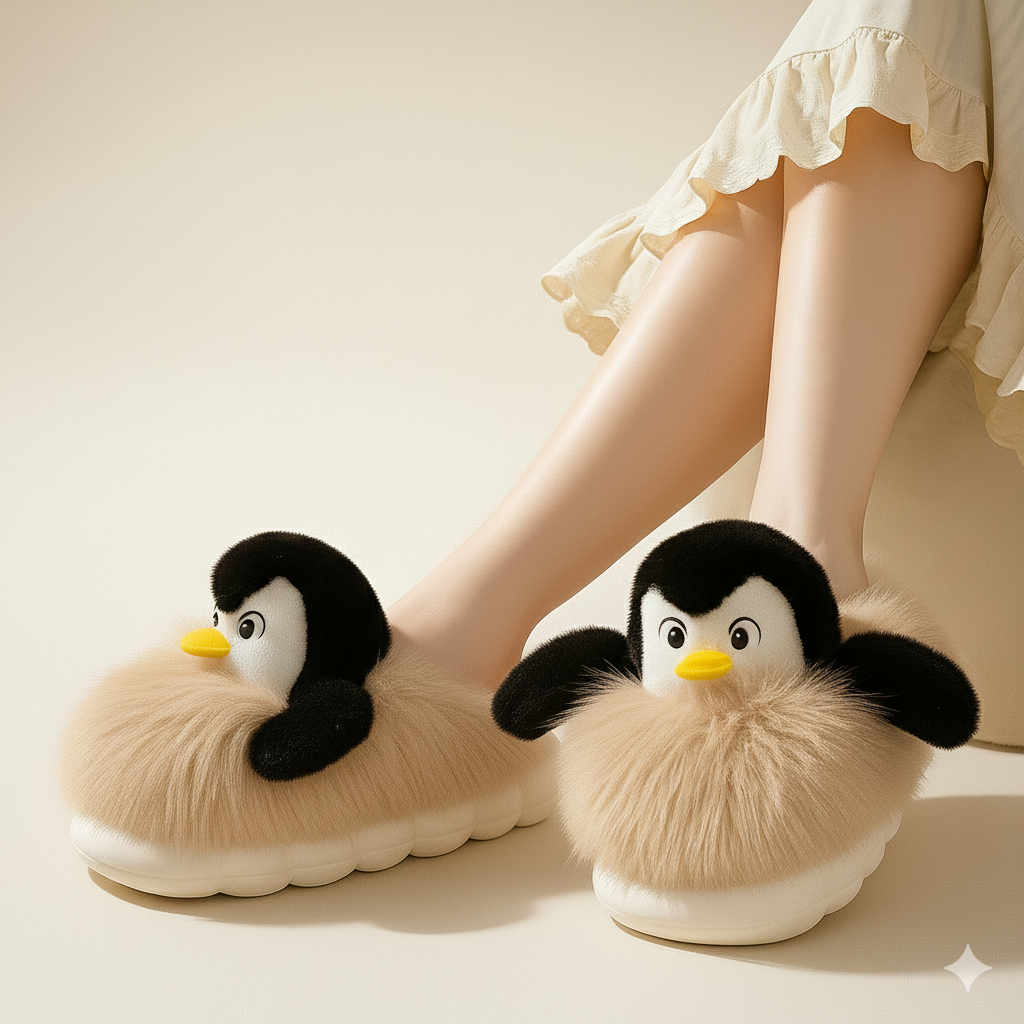 Penguin Fit | Beige Black