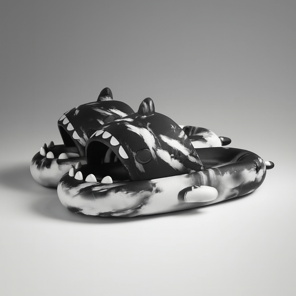 Sharky Fit | Black White